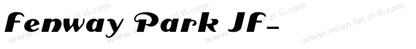 Fenway Park JF字体转换